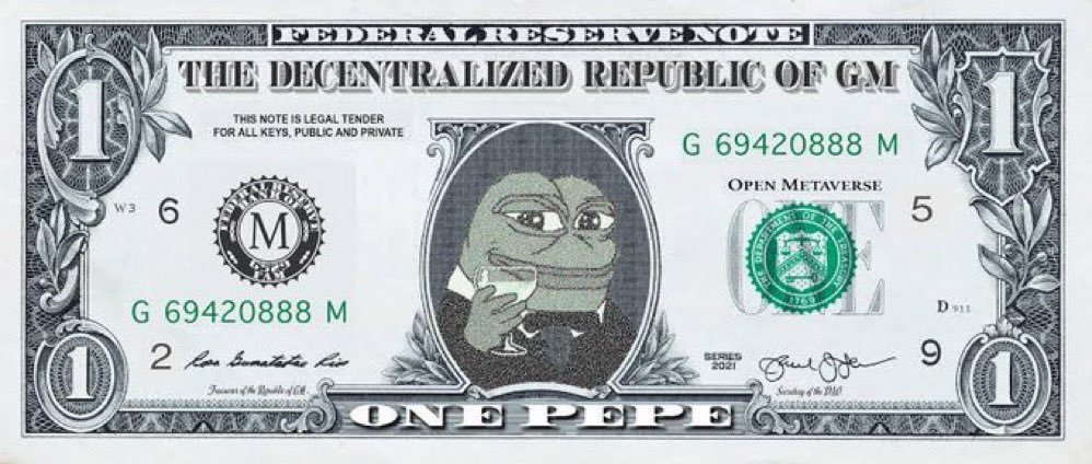 Hydraze420's tweet photo. Giving away $200 in $Pepe

Like, RT, Drop a Pepe meme below 👇 

Follow @pepecoineth 🚀 https://t.co/vHfAYVK76P