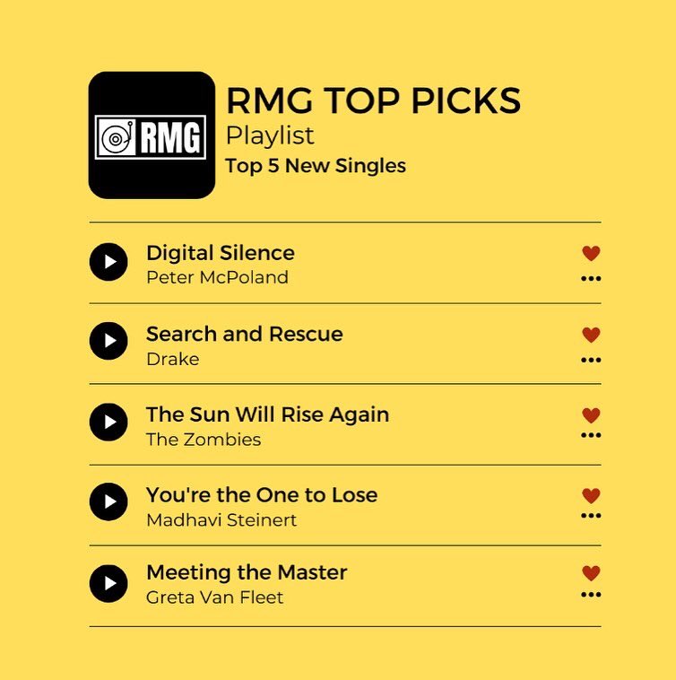 It’s Another #newmusicmonday Here’s RMGs Top Single Release Picks 📀💿📀
_____________________________________
#rmg #rmg2023