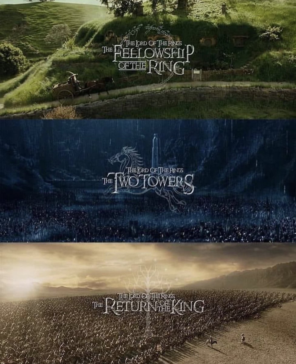 CinemaTweets1's tweet photo. Them: The perfect trilogy doesn’t exist 

Us: https://t.co/LDb5Hukp7r