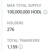 HODLerc20's tweet photo. $HODL reached 275+ holders within 2 hours of launch 📷 the #HODL army is getting bigger! https://t.co/fvK0KRTwgN