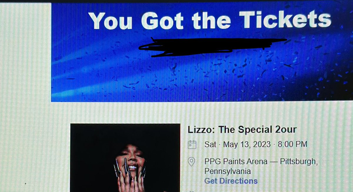 Finally got my <a href="/lizzo/">LIZZO</a> tickets! I am so excited to see her!! ❤️❤️