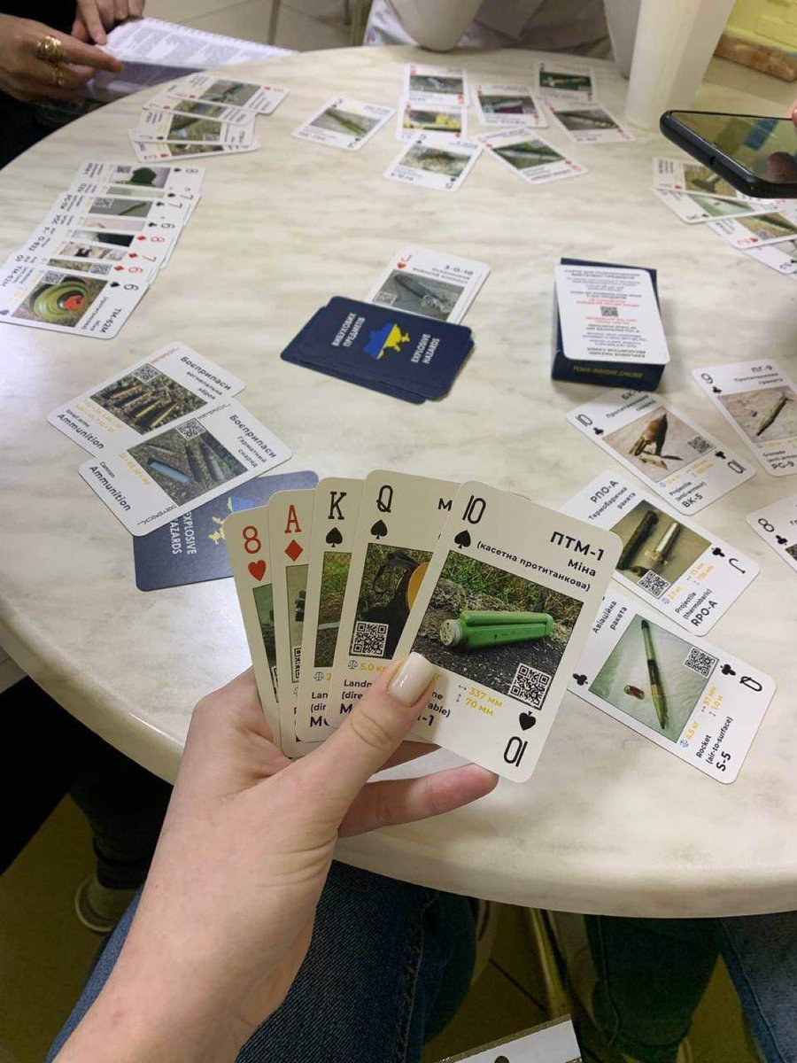 UkraineCards's tweet photo. @tipofthespear42 Great work. If you would like some of our hazard awareness cards sent over to you DM me a Nova Posta and we will send you some out for you and your guys. You can find out more here https://t.co/qNqGqAPRbq https://t.co/KEF1NdxfjA