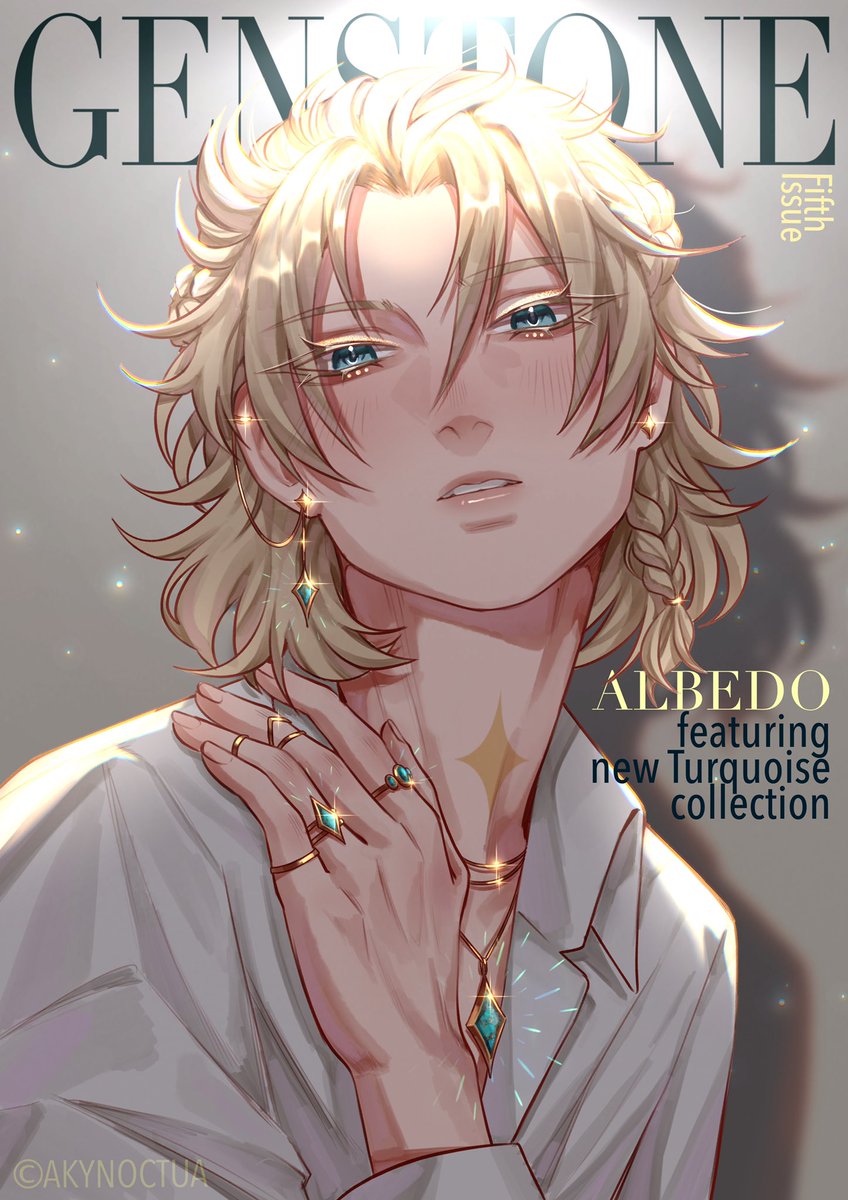 akynoodles's tweet photo. Albedo - Turquoise 
#albedo https://t.co/LS6L82Ss6k