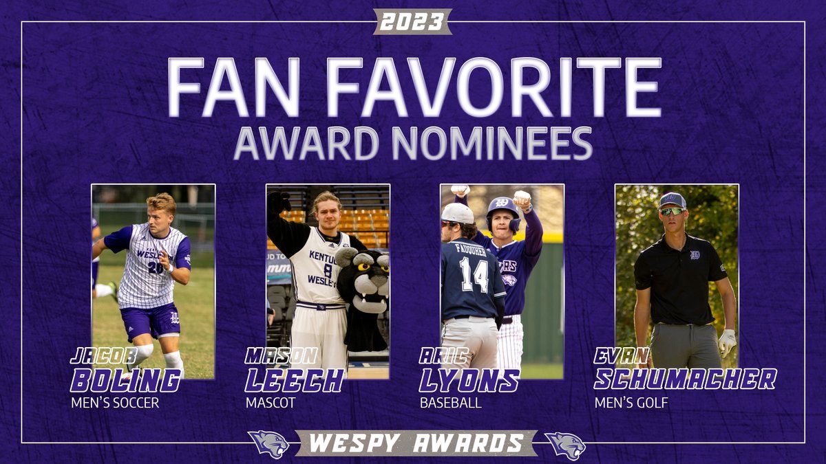KWCsaac's tweet photo. Finalists for Fan Favorite. 

#OneTeamWesleyan https://t.co/5R1MqSl9cL
