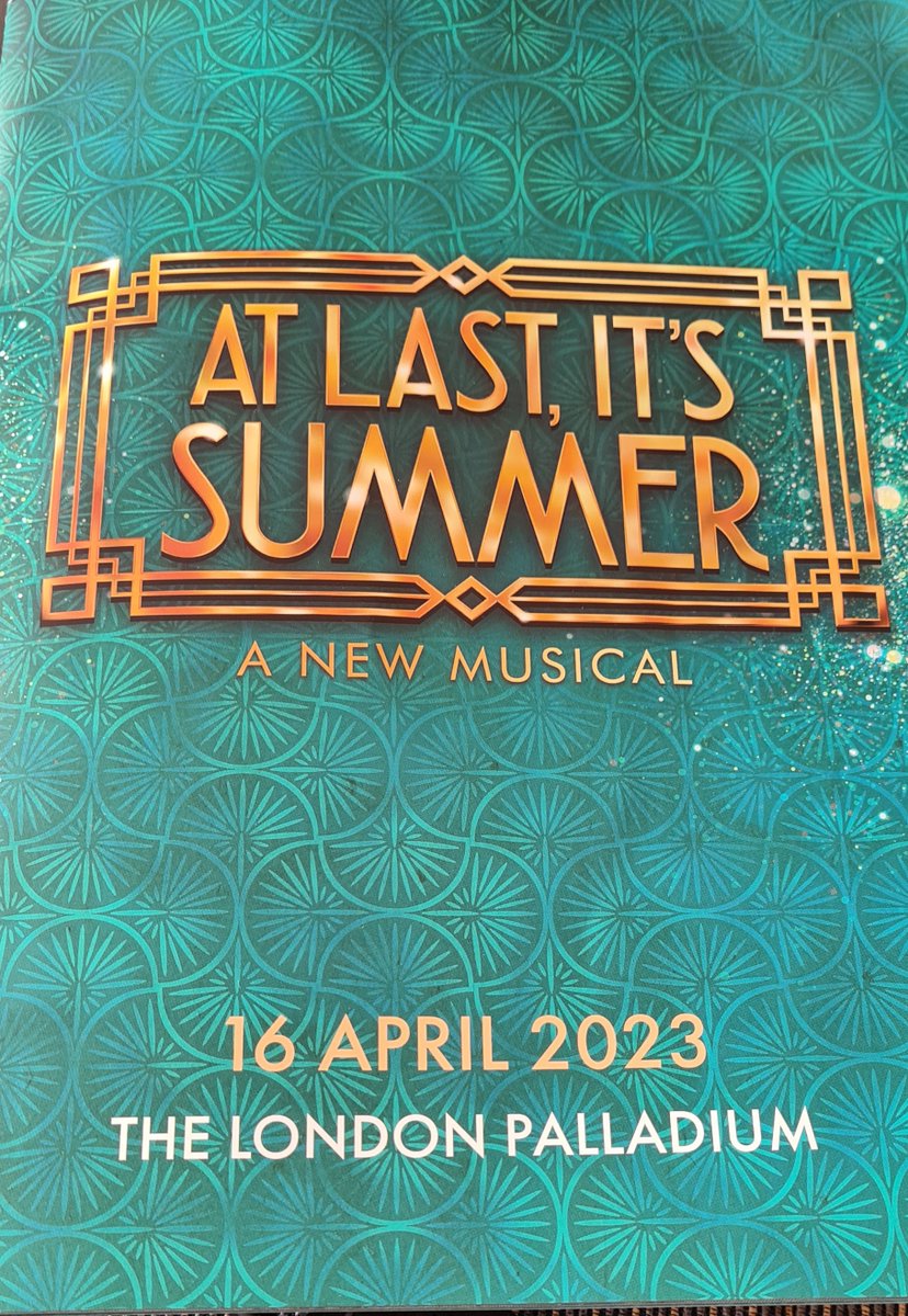 Rachy_EJ's tweet photo. Lovely evening last night at The London Palladium
To see the gala concert performance of an extraordinary new musical At Last, It’s Summer @atlastsummerldn Plus getting to see the truly amazing  @jacyarrow https://t.co/Ebpc57CMU0