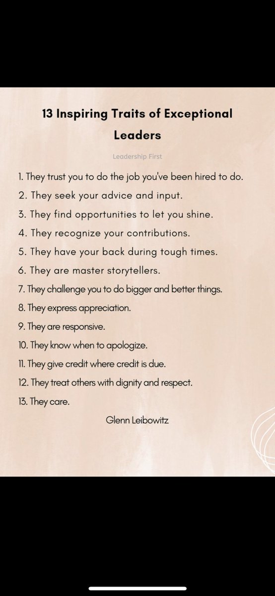 I’ve been blessed to have worked with a few of such leaders.