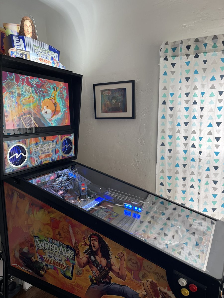 The <a href="/alyankovic/">Al Yankovic</a> Museum of Natural Hilarity has arrived. I will not be taking questions at this time.  #WeirdAl #Pinball