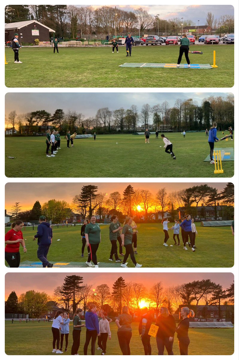 First women’s training session of the summer and a glorious sunset to finish #ThisGirlCan #HerGameToo