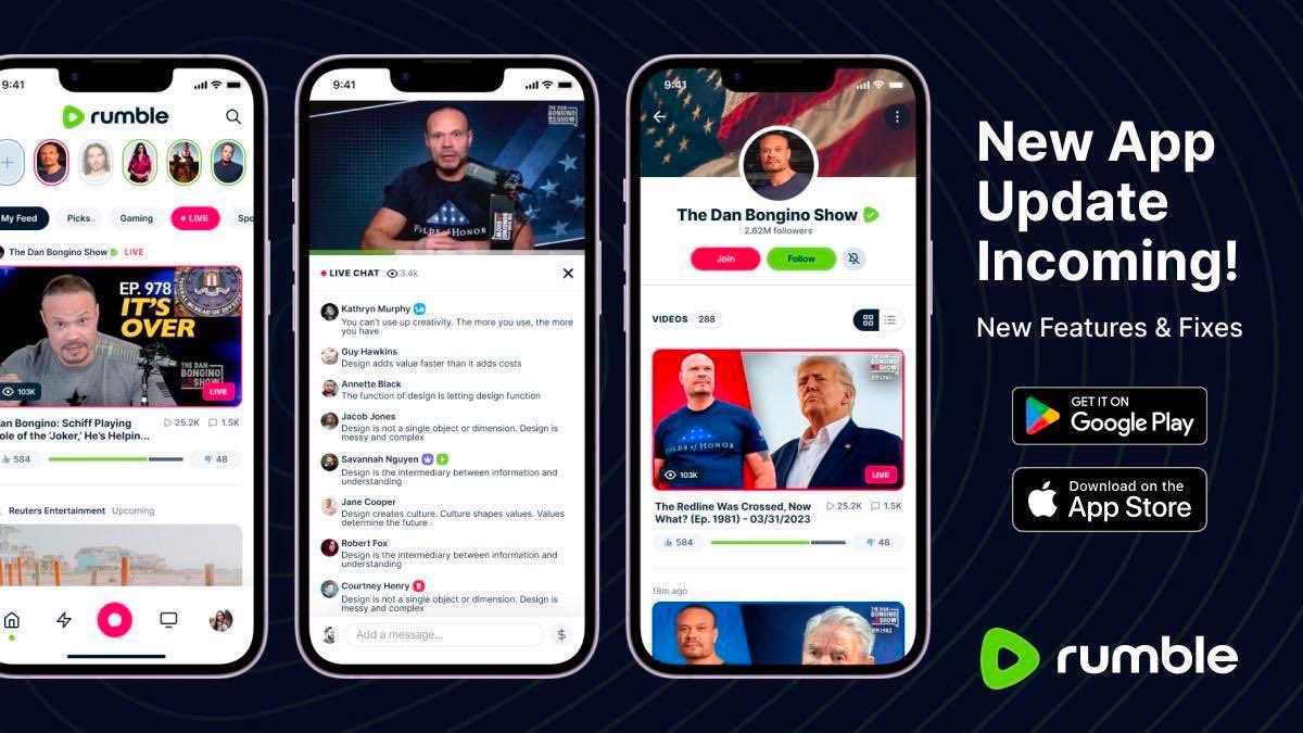 Rumble 🏴‍☠️ RUM on Twitter "UPDATE 1 Android users, get ready
