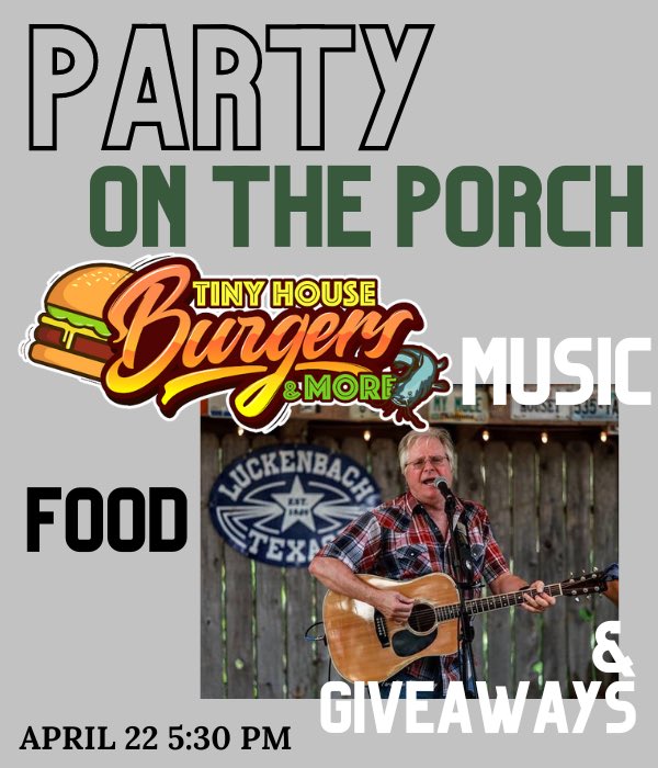 407GunClub's tweet photo. Join us THIS SATURDAY FOR OUR PARTY ON THE PORCH at 5:30 https://t.co/zNJk3wygz1