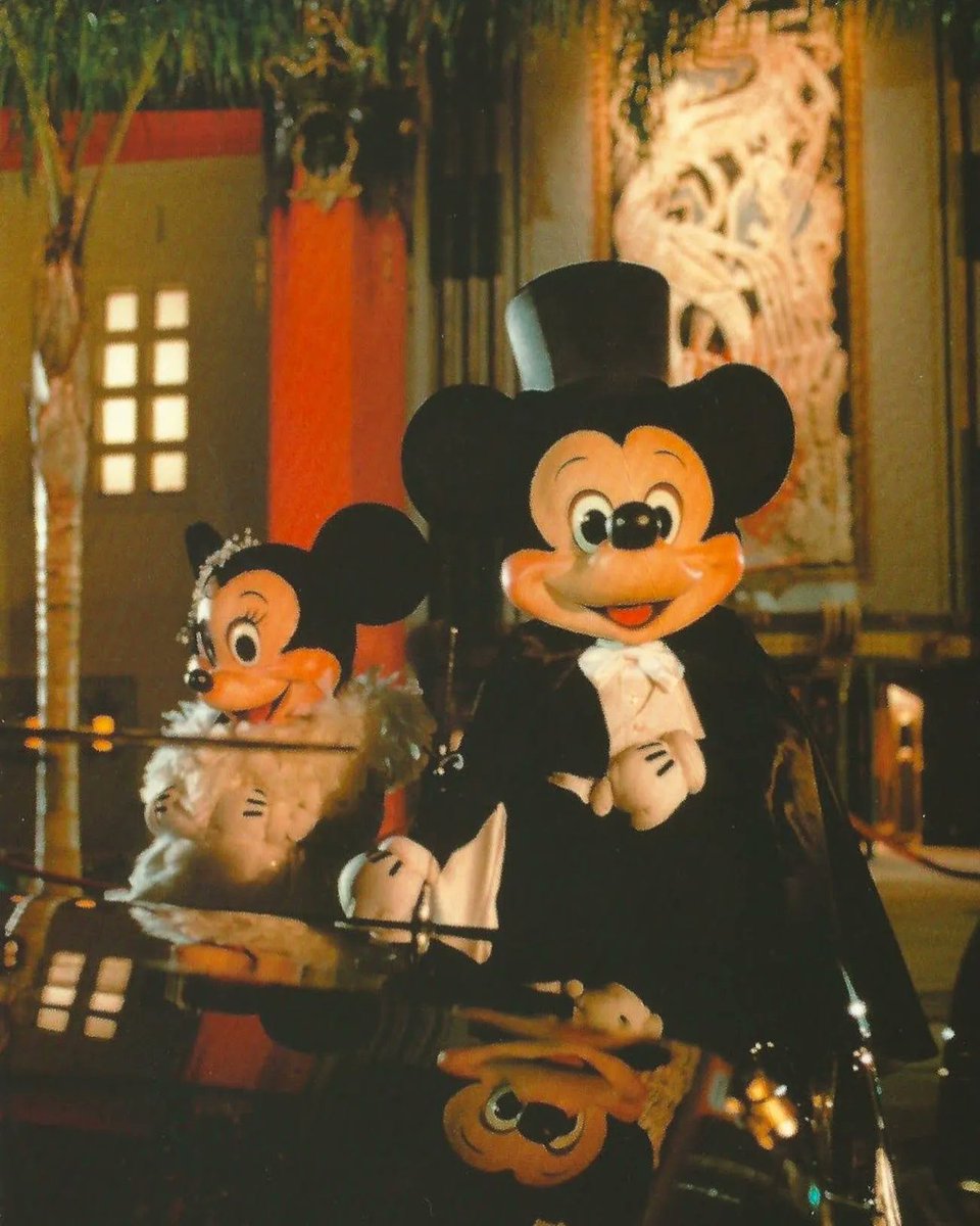 History@Disney on Twitter: "Mickey Mouse and Minnie Mouse pose for a ...