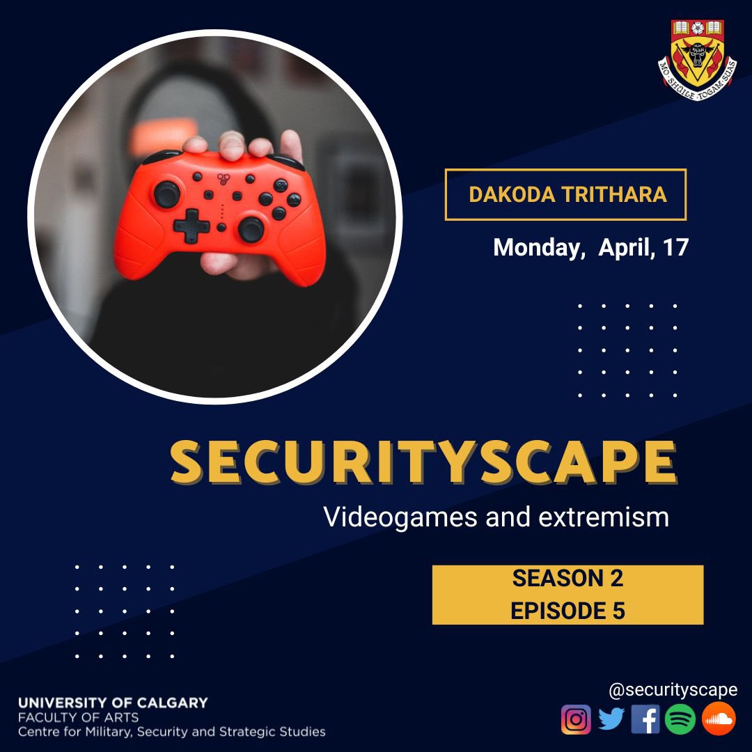 securityscape's tweet photo. This week Clarice Rocha interviews Dakoda Trithara about security issues and extremism surrounding videogames. They cover a variety of topics and talk about security issues raised by extremism in video game culture today. https://t.co/LlCxOe0EAh