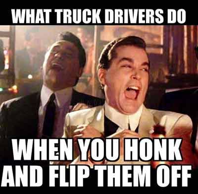 truckerjokes's tweet photo. Truck drivers' secret weapon against road rage: Honk back and smile! 😂🚛 
.
.
.
.
#TruckersLife #KeepItCool #HonkAndSmile #viral #explorepage #funnyvideos #jokes #fortnite #explore #art #haha #followforfollowback #trending #memesespa #likeforlikes #f #memeita #youtube #gamin ... https://t.co/JHOXrqxoer