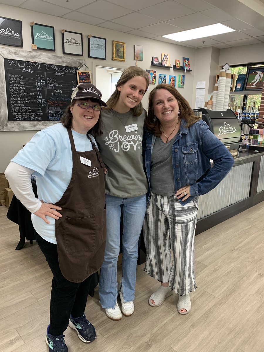 ☕️ Enjoyed hanging out at <a href="/BrewableA/">Brewable Alpharetta</a> and seeing some many friends in the community.  Please support this amazing organization that gives adults with #disabilities the opportunity to work. #supportlocal #alpharetta #lovemytown <a href="/alpharettagov/">City of Alpharetta</a>