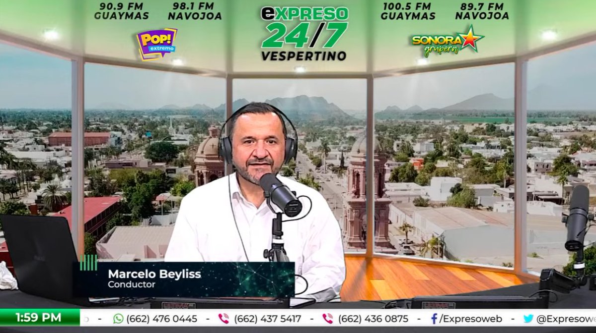 ¡Gracias por sintonizarnos! ☀

Continuamos mañana en punto de las 7 a.m. con más de la mejor información en la edición matutina de <a href="/Expreso24_7/">Expreso24/7</a>.

📻 FM #Guaymas 90.9 #Navojoa 98.1