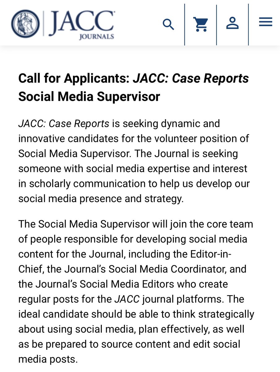 Join our #JACCCaseReports family - deadline by the 8th of May ➡️ jacc.org/announcements/… @JACCJournals @BartoszHudzik @MinnowWalsh @IndahSP_MD @TheBJCA @BakhshiHooman @EZancanaroMD @ABeneduceMD @rafavidalperez @YevgeniyBr @EstefaniaOS @fischman_david @MGHCVFellows