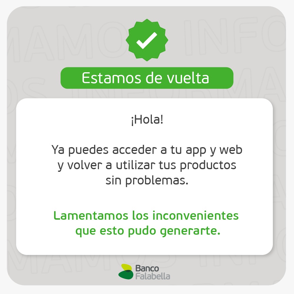 Banco Falabella tweet media