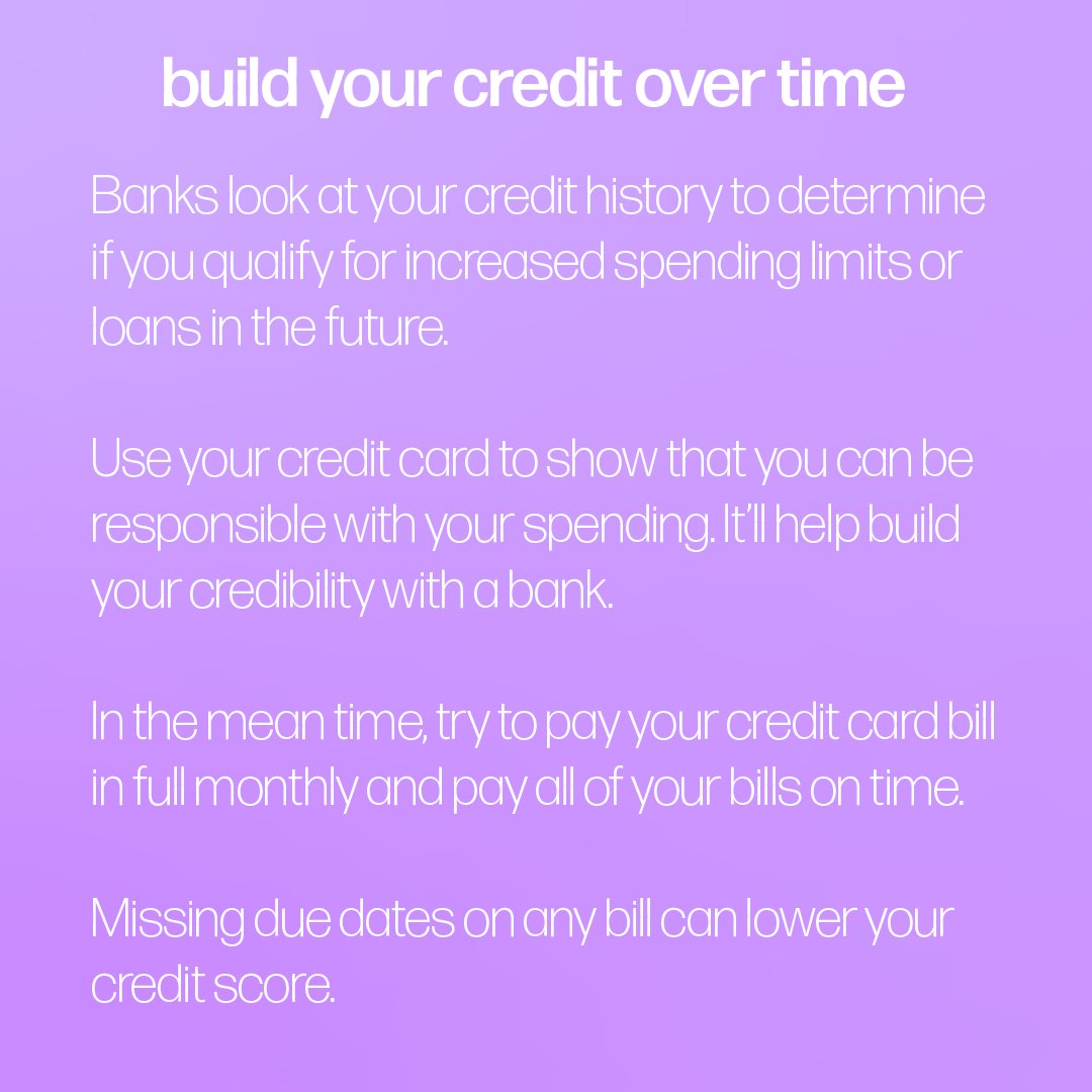 If there's one thing all college students can relate to, it's spending too much money 😩

Have you ever been scared to look at your account after you traveled or went shopping? Keep swiping! 

We don't want you to be ✨clueless✨ about credit cards 💳