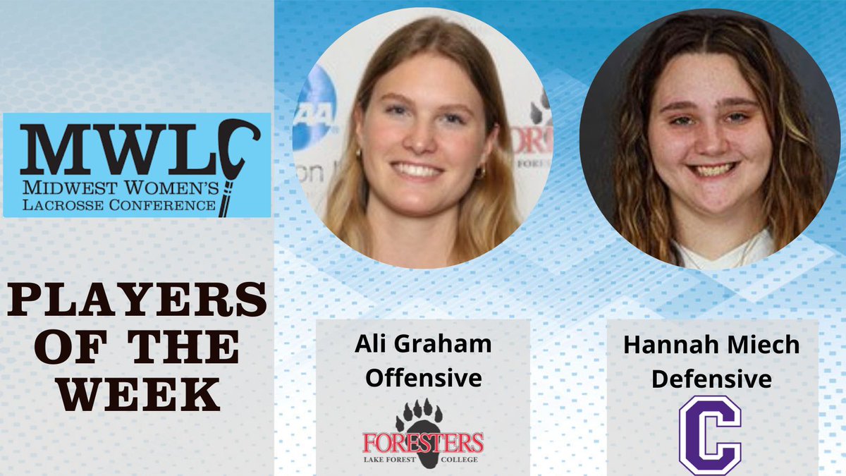 Graham, Miech earn MWLC weekly awards

Release: midwestlaxconference.prestosports.com/sports/wlax/20…