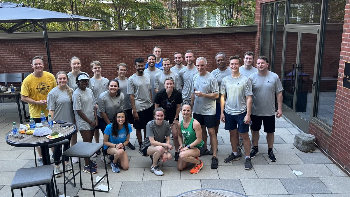 TomSpoehr's tweet photo. We had a great time at the April 13 Heritage Staff &amp; Intern 5K Fun Run.  But when we set it up, we had no idea it would be 86 degrees in April! https://t.co/T0X3DckGnS