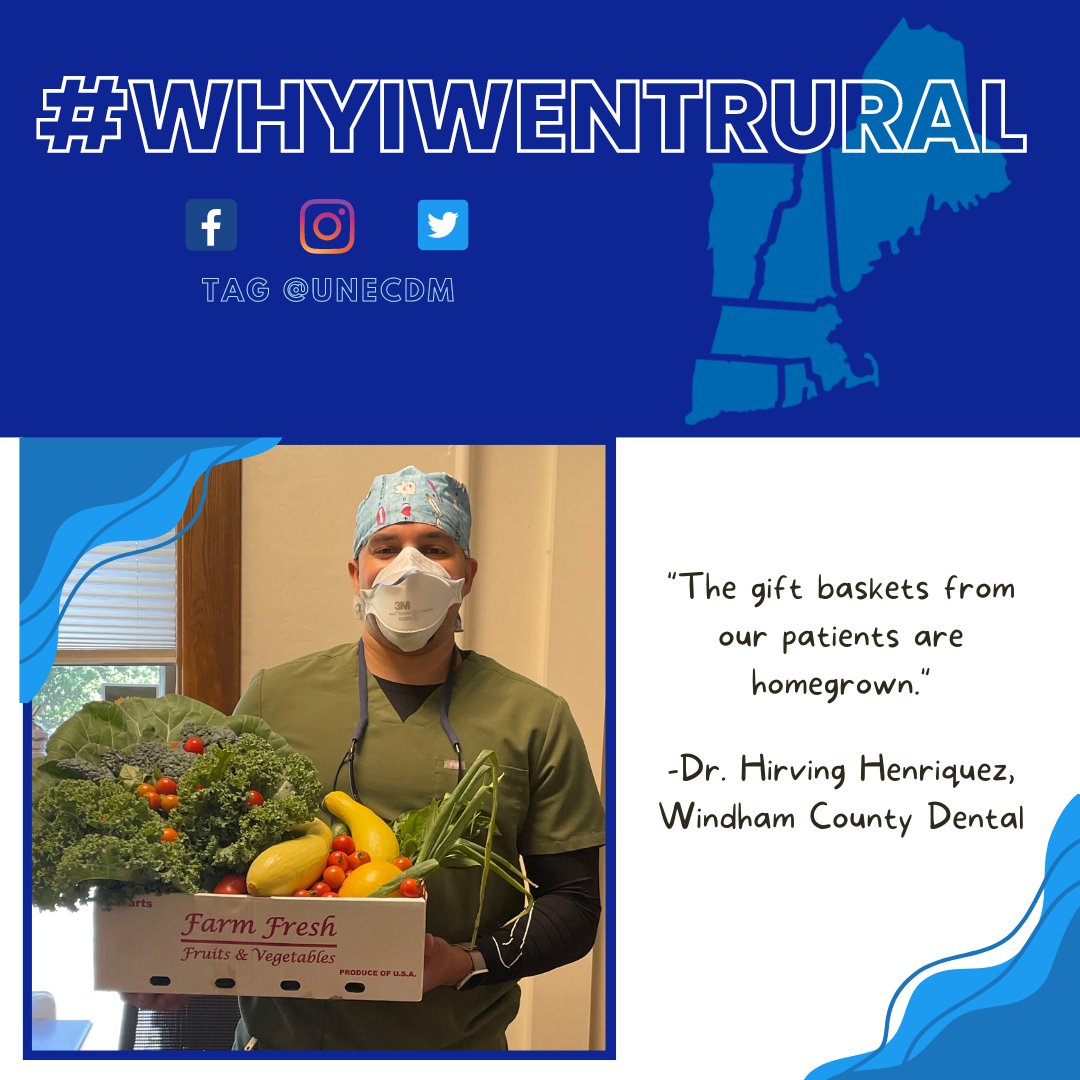 This week in #whyIwentrural, one of our preceptors keeps it short and simple... and highlights the personal aspect of providing care in rural areas! <a href="/h_henriquez25/">Hirving H.</a>