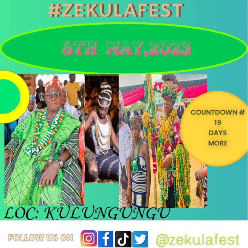 Zekulafest's tweet photo. It's 19 days more to #zekulafest2023
 @BDAnational @JoyNewsOnTV @tv3_ghana @ghanatourismGTA @TOURISMHANGZHOU @PulseNigeria247 https://t.co/ydh7AfTXjR