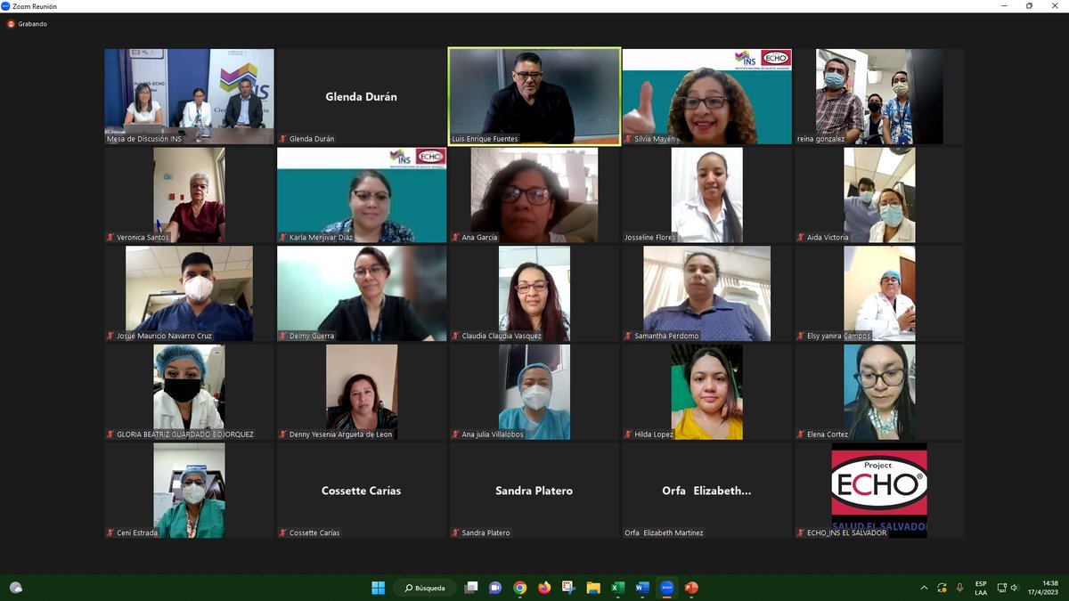 INS_ESV's tweet photo. En Programa Laboratorio Clínico de #TeleECHO, especialistas del área de infertilidad y Unidad de Medicina Reproductiva del Hospital Nacional de la Mujer, brindaron información, sobre, estudios de fertilidad con estándares de OPS (espermograma). https://t.co/nmUixJMm4x