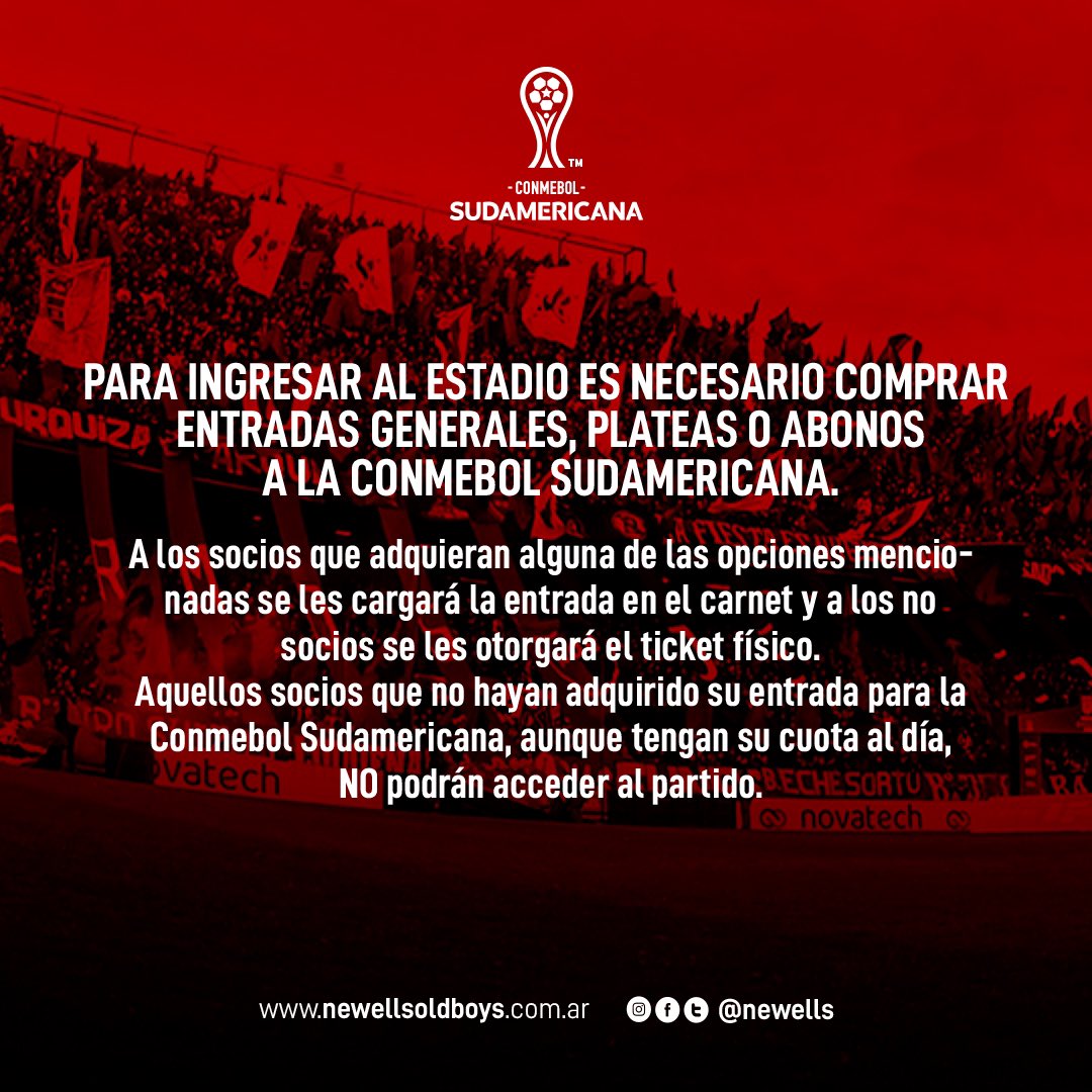 Newell’s Old Boys tweet media
