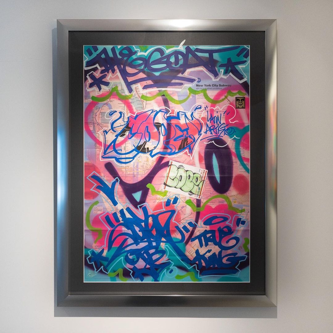 jpsgallery's tweet photo. 🇯🇵 COPE 2 | Within My Essence
Exhibition Dates: 9 April - 7 May, 2023
Venue: JPS Gallery (Tokyo)
Churoc
Mixed media on canvas
The Goat
Mixed media on subway map
59st Lexington
Mixed media on original NYC metal subway sign
Double Aqua Blue, 2023
Mixed media on canvas
#Cope2 https://t.co/Nd7ldyP3u5