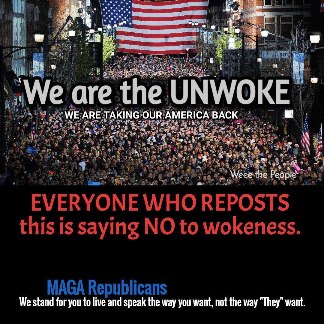 RickyDoggin's tweet photo. Retweet If You Are Unwoke https://t.co/7FawZqKuXl
