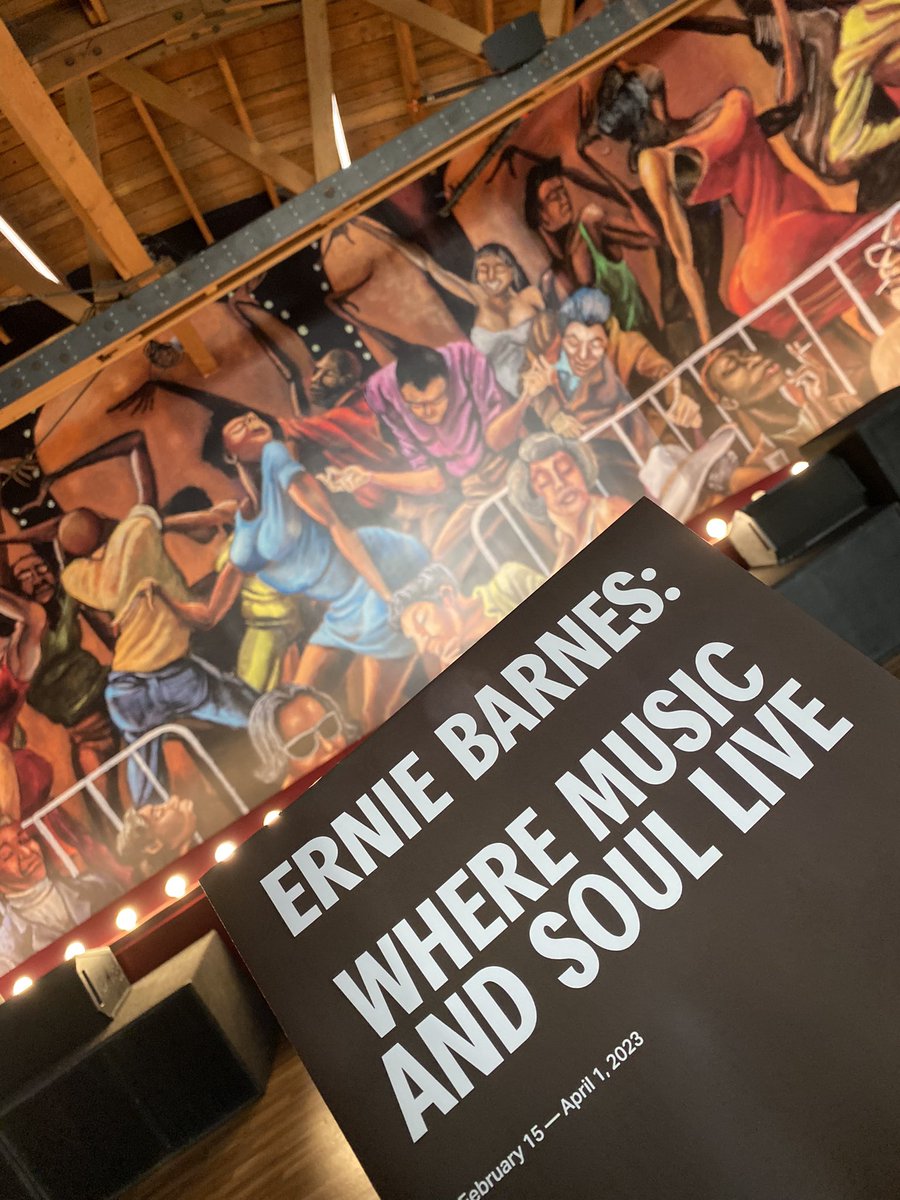 SistarPEACE's tweet image. 💎 Ernie Barnes •Where #Music and Soul Live • UTA Artists Space 💎 
Uncle #ErnieBarnes Theeee exhibit of it all!! 👁️ definitely loved this art exhibit 4.1.2023 🎨 💎 
 utaartistspace.com/press/2022/12/…