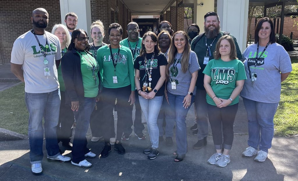 tia_trahan's tweet photo. The Pride of Lions came alive today for the first day of LEAP Spirit Week to welcome our students back from Spring Break. #MightyLions #LMSStrong #HearusRoar https://t.co/gciV3iMDoK