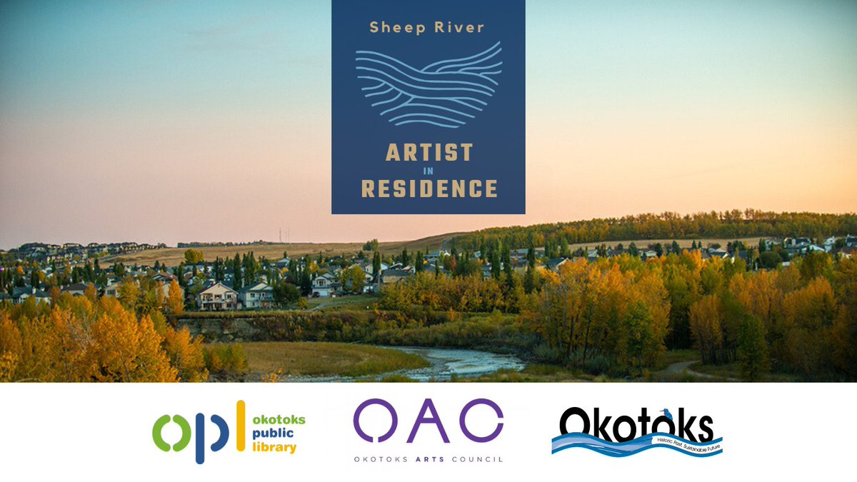 We are excited to share <a href="/okotoksarts/">Okotoks Arts Council</a>' new program called 'Sheep River Artist in Residence' with @OkotoksLibrary &amp; the Town.
Artists of any field are invited to apply!
okotoks.ca/Artist-In-Resi…