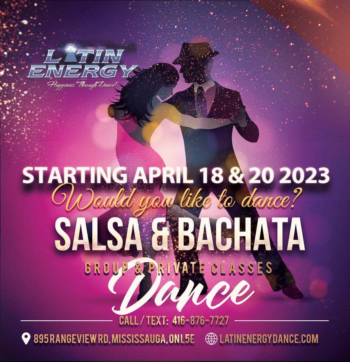 LatinEnergy's tweet photo. 2023 April Session Schedule - Learn to Dance - https://t.co/bgeL40XGG8 https://t.co/mM4q9vivxS