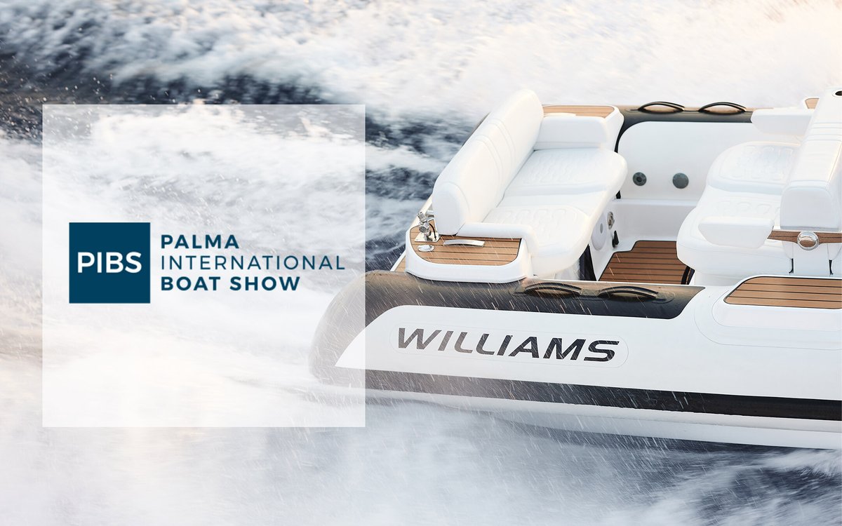 WilliamsTenders's tweet image. 🎉Williams Jet Tenders at Palma Boat Show, Apr 27-30🛥️Experience luxury &amp;amp; innovation at our exhibit! See our latest jet tender models🚤📍Palma Intl Boat Show, Stand A-2 (S4 entrance)🗓️Apr 27-30. #WilliamsJetTenders #PalmaBoatShow #pibs23