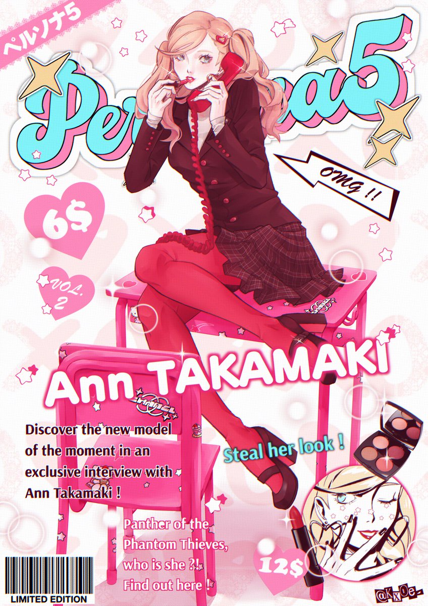 Part 2 of the shujin trio icons ⭐️💖 #persona5 #p5