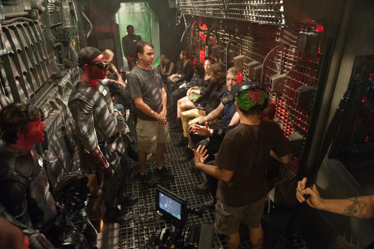 ShahabZargari's tweet photo. @awoodustin On the set of Philip K Dick’s The Crystal Crypt. https://t.co/63uCpT3WgV