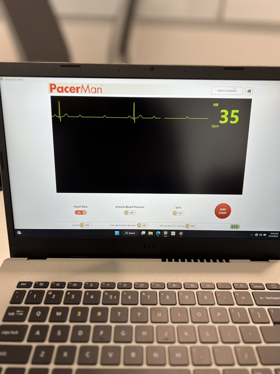 TheResusCourse's tweet image. Just a few weeks away from our next course. In the sim bay this week trying out the new “pacer man” to be used in our transvenous pacing workshop. @ParxEM @SowersMD @hanawiemer 

#FOAMed #FOAMcc #emergencymedicine @DalEMCanada