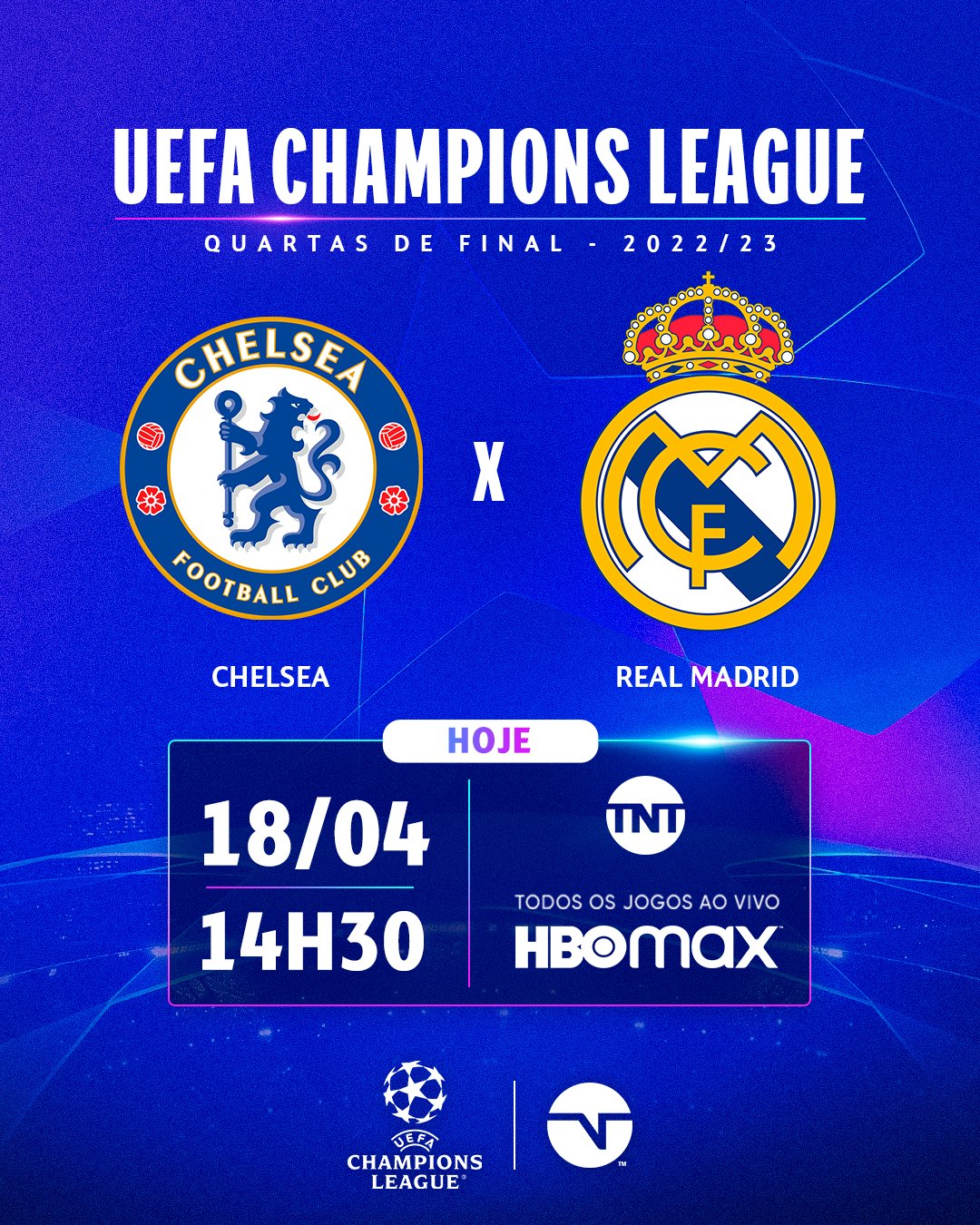 REAL MADRID X CHELSEA AO VIVO - CHAMPIONS LEAGUE 2023 AO VIVO 