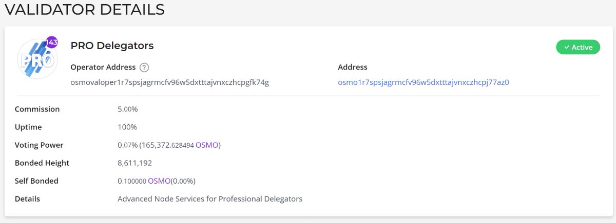 PRO_Indicators's tweet image. looks like #Osmosis has a new validator in the Active Set ! 

Who could that be !??
🤣