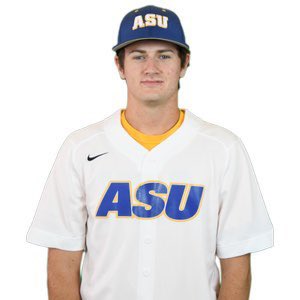 PITCHER OF THE WEEK
Landon Kiefer, ASU
Pitcher  |  Freshman |   Parrish, FL
 
Kiefer has been outstanding on the mound all season. Kiefer is (7-2) overall and has a 2.32 ERA. 

On Sunday, Kiefer was outstanding against Miles as he struck out 14 batters and only allowed 2 hits.