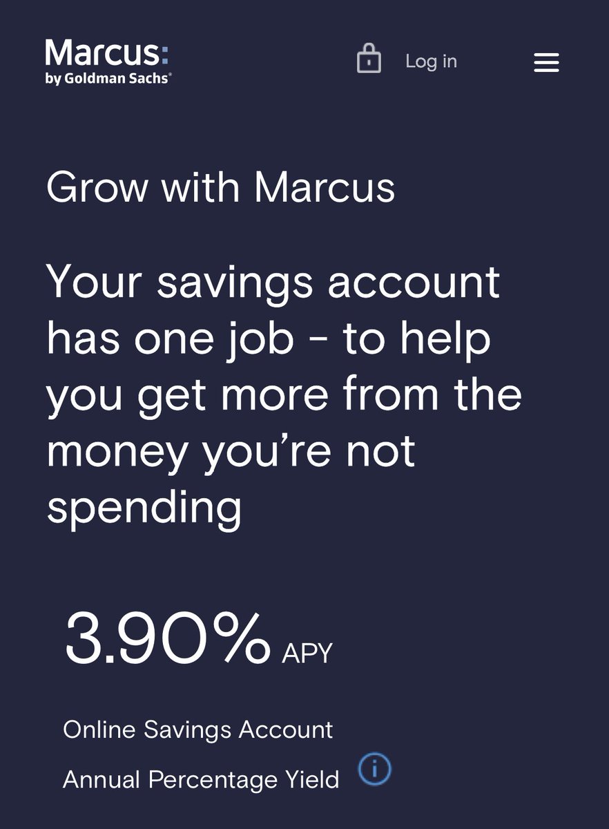 litcapital's tweet photo. Goldman Sachs absolutely fleecing their Marcus customers (3.90% vs. 4.15% thru their Apple partnership) https://t.co/04yWy8thLT