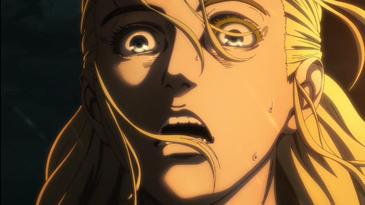 VinlandBrazil's tweet photo. Desespero, tristeza, raiva.
#VinlandSaga https://t.co/5iACRt36lT