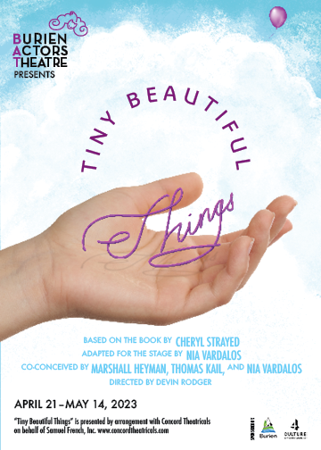 BAT_tweeting's tweet photo. Tiny Beautiful Things opens FRIDAY at 8 pm - https://t.co/uOQiM73dYf
#BATtheatre #BurienTheater #TinyBeautifulThings #OpensFriday https://t.co/jJSXIv7PpH