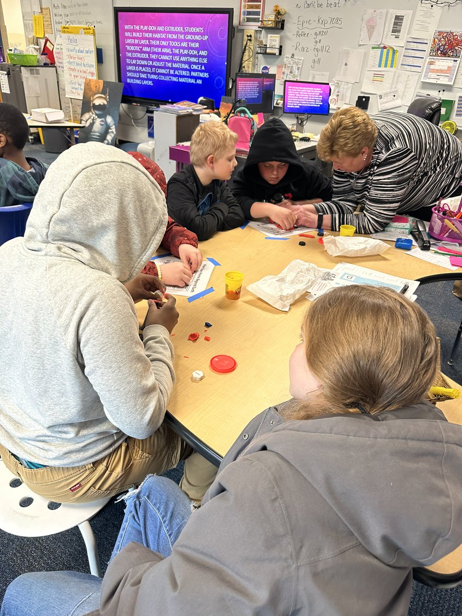 Ann Marie Spence (@amspence24) on Twitter photo Educators from <a href="/KopernikObserv/">Kopernik Observatory</a> came to Wilson today. Ss designed & built a 3-D habitat for their astronaut using a 3-D printed extruder and play dough after learning about NASA's 3-D printed habitat challenge. #NASA 🚀 #BPositivePatriots #BPatriotProud Educators from <a href="/KopernikObserv/">Kopernik Observatory</a> came to Wilson today. Ss designed & built a 3-D habitat for their astronaut using a 3-D printed extruder and play dough after learning about NASA's 3-D printed habitat challenge. #NASA 🚀 #BPositivePatriots #BPatriotProud