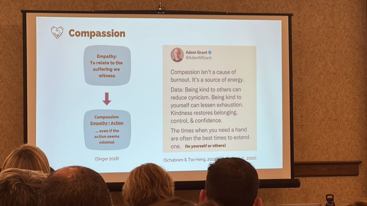 Compassion is a foundation to a culture of wellbeing and to sturdy leadership. #ulead2023