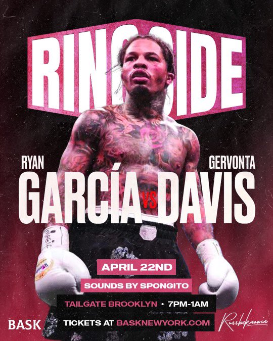 Doogzitwell's tweet image. Fight week!!! 
Make sure ya get ya tickets for the biggest watch party in Brooklyn!!! 
April 22nd Tailgate Brooklyn!!!