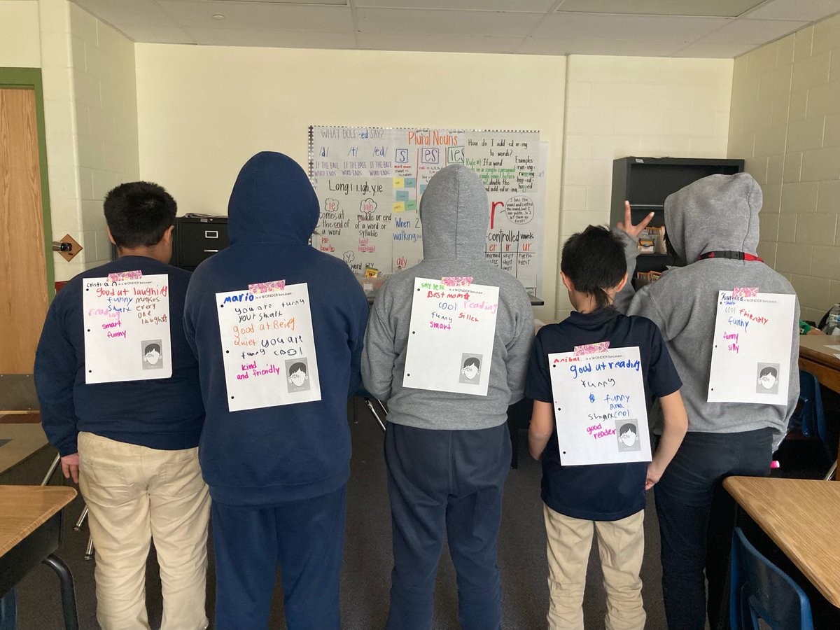 OrtizBulldogs (@ortizlibrary259) on Twitter photo 4th grade giving affirmation statements to each other. #wonder #buildeachotherup <a href="/usd259libraries/">usd259libraries</a> <a href="/beckergaile/">Gail Becker</a> <a href="/WichitaUSD259/">Wichita Public Schools</a> 4th grade giving affirmation statements to each other. #wonder #buildeachotherup <a href="/usd259libraries/">usd259libraries</a> <a href="/beckergaile/">Gail Becker</a> <a href="/WichitaUSD259/">Wichita Public Schools</a>