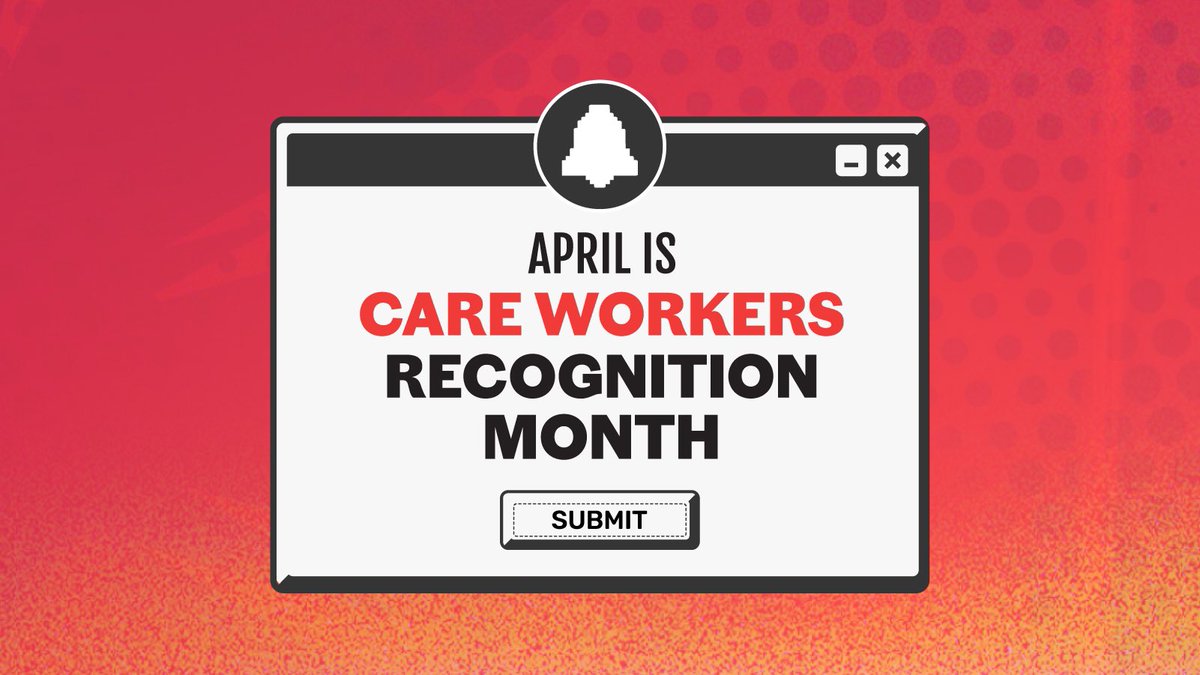 Care workers take care of those we love. They are women, immigrants, moms, and they deserve fair pay and safety on the job.

Stay tuned for updates from the Care Summit tomorrow! Care workers are coming together in D.C. to make Care jobs good jobs.

#CareWorkersRecognitionMonth