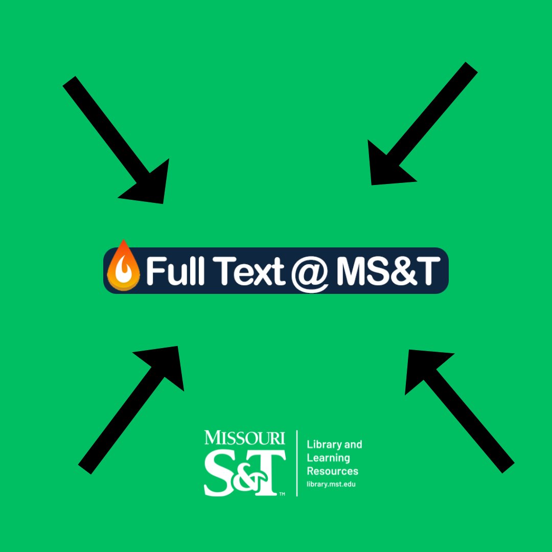 SandTLibrary's tweet photo. The library has changed the design on our Full Text button. Click this button to get access to the full text of the material if it is available online. 
#sandtlibrary #libkey https://t.co/zJfy0Y4B1w